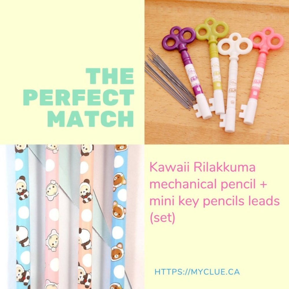 Rilakkuma Mechanical Pencil + Key Pencils Lead